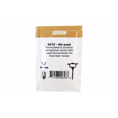 Пивные дрожжи Gervin "GV12 Ale Yeast", 11 г