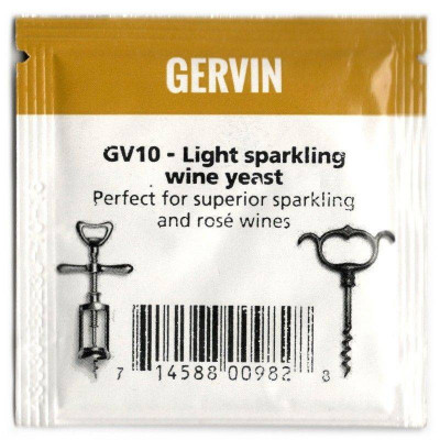 Винные дрожжи Gervin "Light Spark Wine GV10", 5 г
