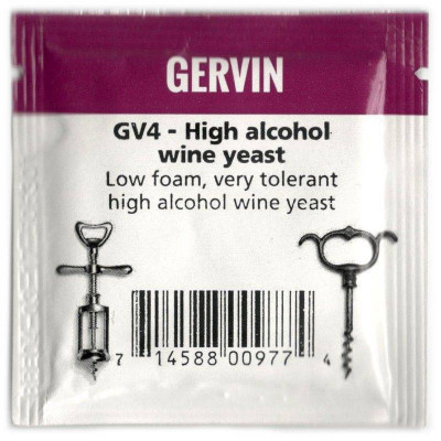 Винные дрожжи Gervin "High Alcohol Wine GV4", 5 г