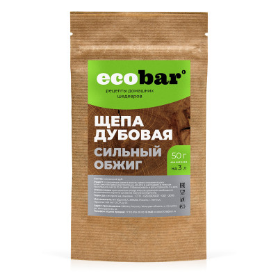Щепа дубовая сильный обжиг 50 g EB