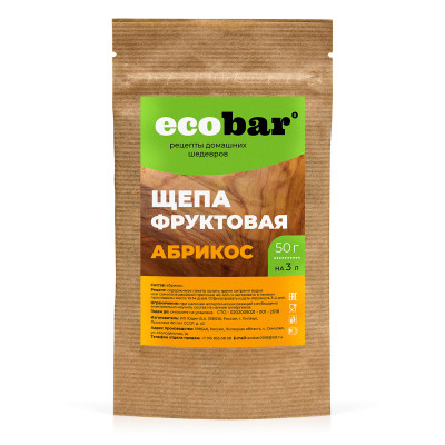 Щепа фруктовая абрикос 50g EB
