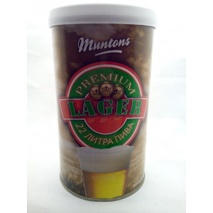 Охмеленный солодовый экстракт Muntons Lager, 1,5 кг