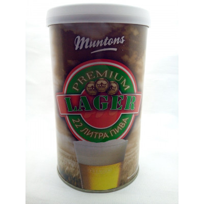 Охмеленный солодовый экстракт Muntons Lager, 1,5 кг